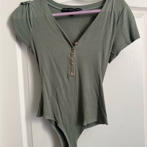 HYFVE Sage Button-Front Bodysuit